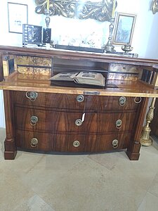Biedermeier Schreibkommode