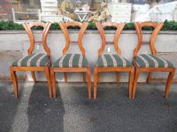 Set von 4 Biedermeierstühlen