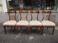Set von 4 Biedermeierstühlen